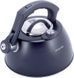 Чайник Kamille Whistling Kettle Thermo 3л из нержавеющей стали со свистком и термометром, черный KM-1077A фото 2