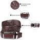 Ремень-автомат CROCODILE LEATHER 18240 из натуральной кожи крокодила Коричневый b18240 фото 5