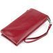 Кошелек-клатч из кожи с карманом для мобильного ST Leather 19311 Бордовый b19311 фото 2