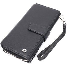 Кошелек-клатч унисекс из натуральной кожи ST Leather 19432 Черный b19432 фото
