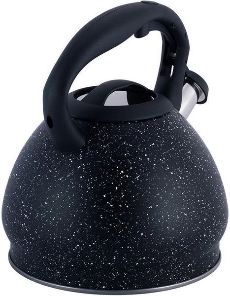 Чайник Kamille Whistling Kettle Marble 2.7л з нержавіючої сталі зі свистком KM-1086 фото