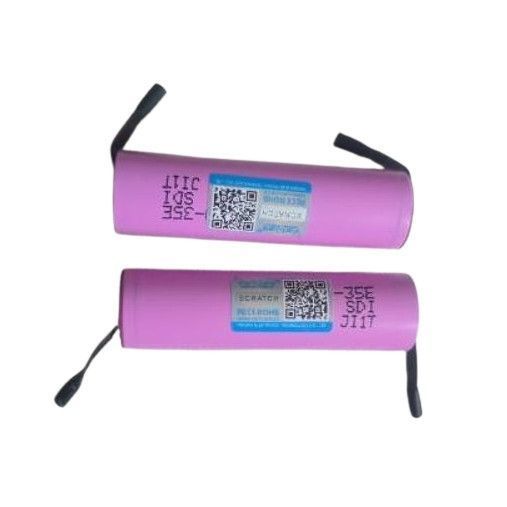 Акумулятор 18650 VariCore Li-ion 3500 mAh 3.7 V 35Е N під паяння 13A Рожевий L719417 фото