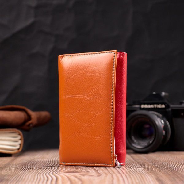 Кожаный кошелек в три сложения для женщин ST Leather 19442 Разноцветный b19442 фото
