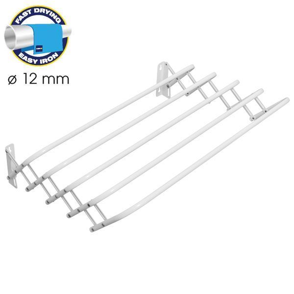 Сушарка для білизни настінна Casa Si Towel Flex 5 м Білий (CS92196X10) DDAS302385 фото