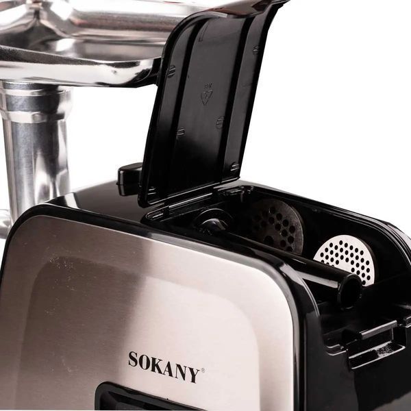 Електром'ясорубка професійна Sokany SK-090 електрична м'ясорубка настільна побутова 3500 Вт SK090 фото