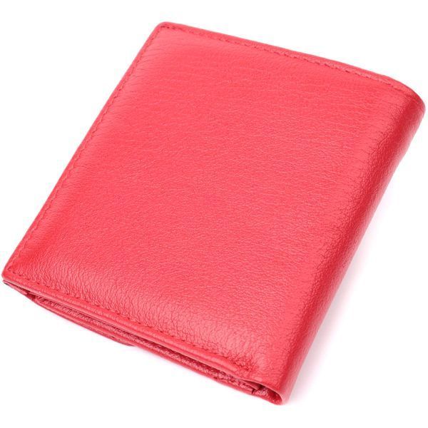 Яркий небольшой женский кошелек с монетницей из натуральной кожи ST Leather 22543 Красный b22543 фото