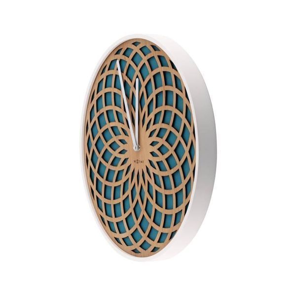 Настінний годинник "Sun Small Turquoise" &Oslash;35 см Бірюзовий L3150TQ фото