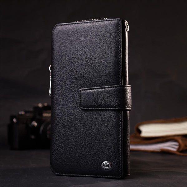 Кошелек-клатч унисекс из натуральной кожи ST Leather 19432 Черный b19432 фото
