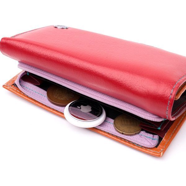 Кожаный кошелек в три сложения для женщин ST Leather 19442 Разноцветный b19442 фото