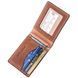 Компактный зажим для денег без застежки GRANDE PELLE 11240 Коричневый b11240 фото 4