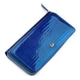 Кошелек женский ST Leather 18435 лакированный Синий b18435 фото