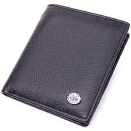 Универсальный кошелек из натуральной кожи ST Leather 19474 Черный b19474 фото