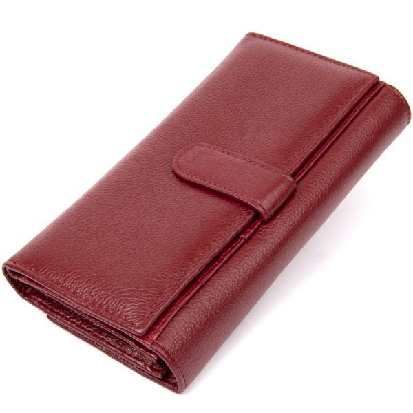 Сучасний гаманець для жінок ST Leather 19392 Темно-червоний b19392 фото