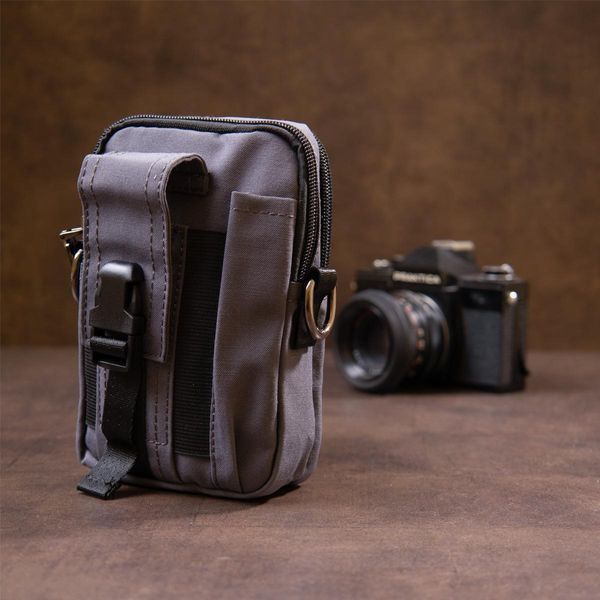 Сумка на пояс нейлон Vintage 20646 Сіра b20646 фото