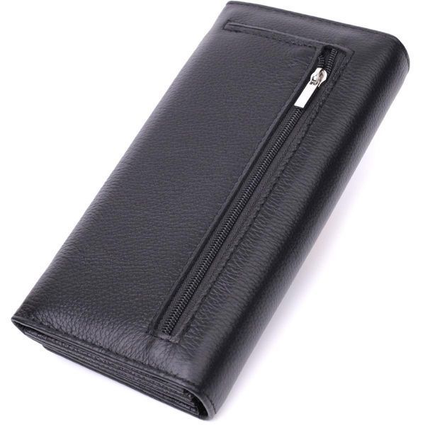 Удобный женский кошелек из натуральной кожи ST Leather 22523 Черный b22523 фото