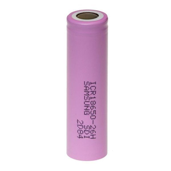 Аккумулятор Samsung ICR18650-26H 2600 mAh (оригинал) L424078 фото