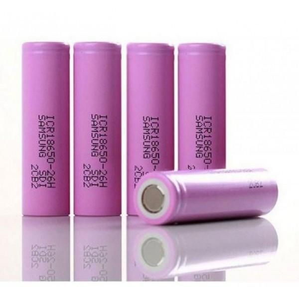 Аккумулятор Samsung ICR18650-26H 2600 mAh (оригинал) L424078 фото