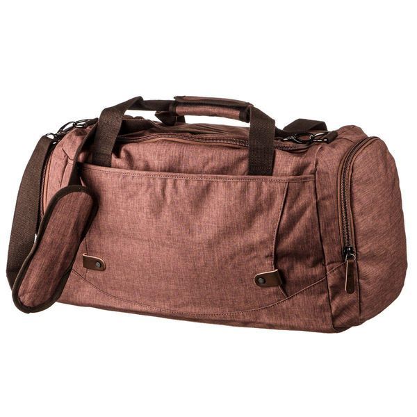 Дорожная сумка текстильная Vintage 20138 Коричневая 46х30х21 см b20138 фото