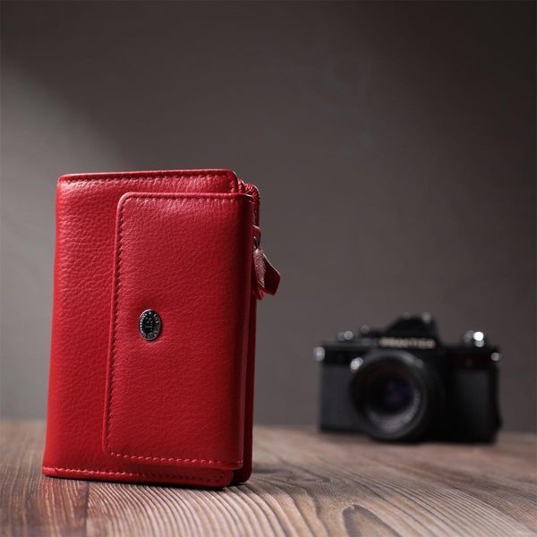 Кошелек с монетницей из натуральной кожи ST Leather 22739 Красный b22739 фото