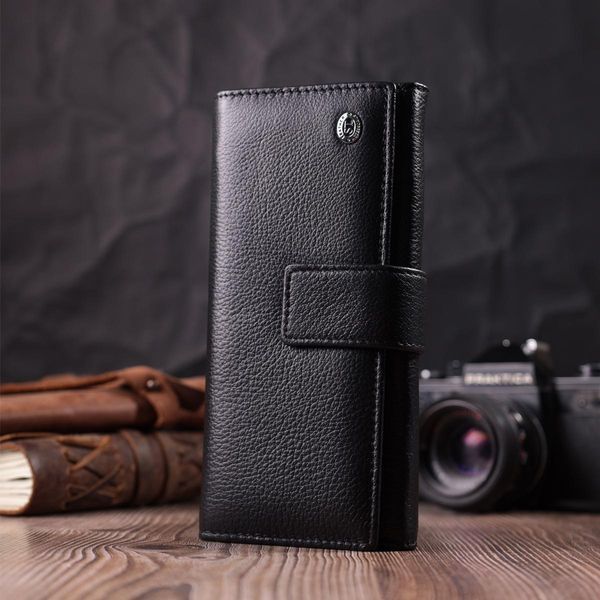 Женский кошелек из натуральной кожи ST Leather 22548 Черный b22548 фото