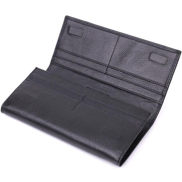 Удобный женский кошелек из натуральной кожи ST Leather 22523 Черный b22523 фото