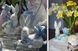 Декоративная фигурка "Кролик с голубым Цветком" 23х12х24см, полистоун BD-838-590 фото 2