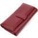 Сучасний гаманець для жінок ST Leather 19392 Темно-червоний b19392 фото 2