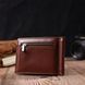 Удобный зажим для денег из натуральной гладкой кожи ST Leather 19427 Коричневый b19427 фото 8