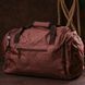 Дорожная сумка текстильная Vintage 20138 Коричневая 46х30х21 см b20138 фото 11