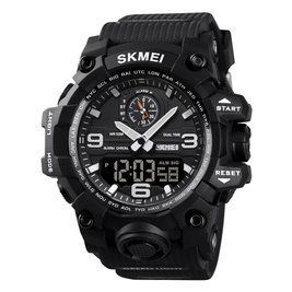 Мужские наручные часы Skmei 1586 Черные L158679 фото