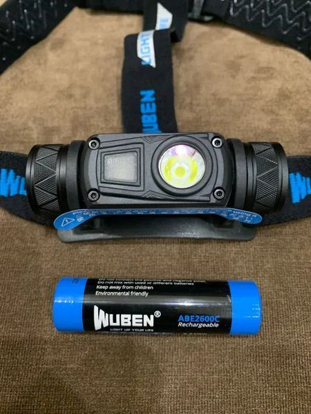 Налобный фонарь Wuben H1 V2.0 1200лм с аккумулятором L719489 фото