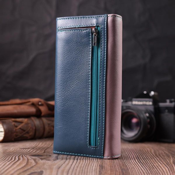 Женский практичный кошелек из натуральной кожи ST Leather 22521 Разноцветный b22521 фото