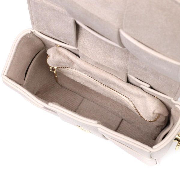 Вечерняя женская сумка с переплетами из натуральной кожи Vintage 22311 Белая b22311 фото