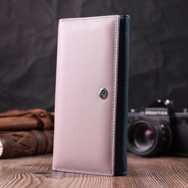 Женский практичный кошелек из натуральной кожи ST Leather 22521 Разноцветный b22521 фото