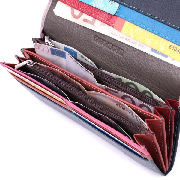Женский практичный кошелек из натуральной кожи ST Leather 22521 Разноцветный b22521 фото