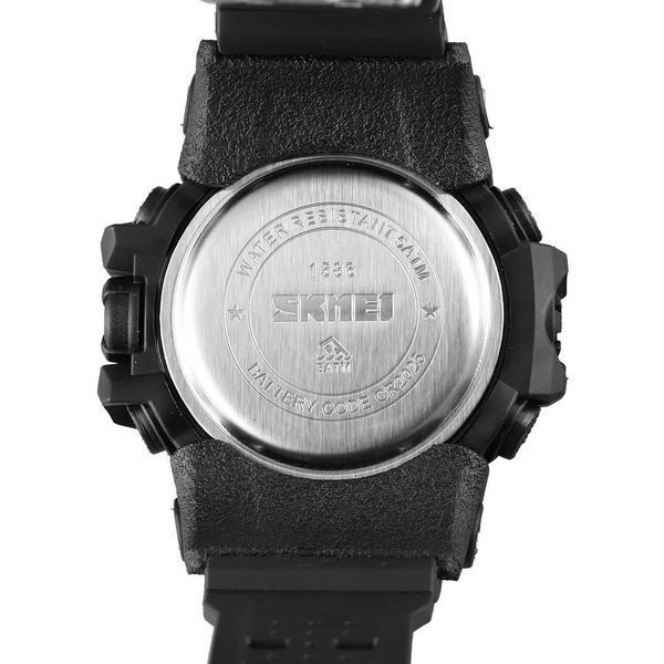 Мужские наручные часы Skmei 1586 Черные L158679 фото