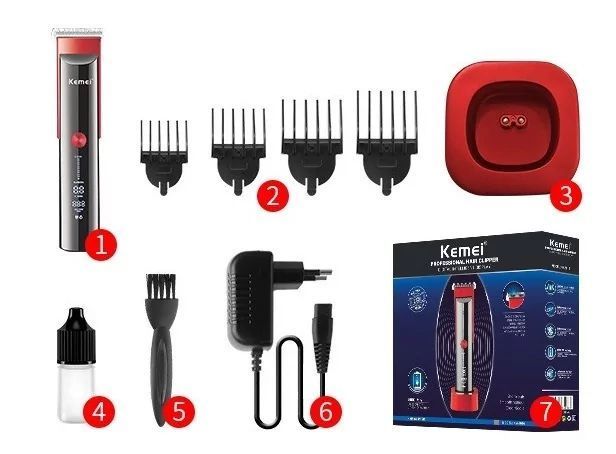 Професійна машинка Kemei Km-5016 для стрижки волосся L703003 фото