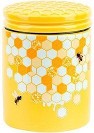 Банка керамічна "Sweet Honey" 650 мл для сипучих продуктів, жовтий BD-DM793-HN фото