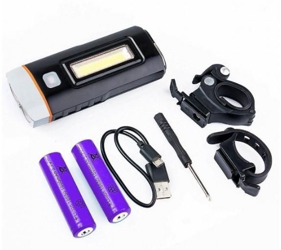 Велофара 3 в 1 PowerBank UltraFire Multifunctional Bicycle Light M48A L480045 фото