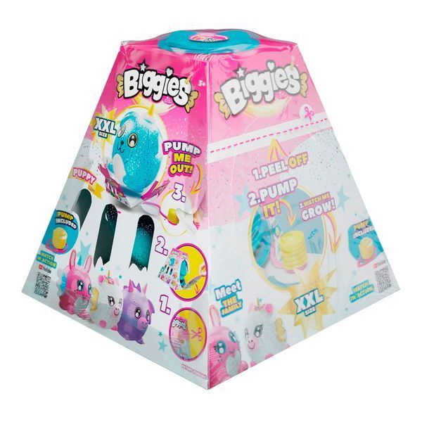 Игровой набор Синий песик Biggies надувная игрушка, насос 45 см RT-BIG001-UD фото