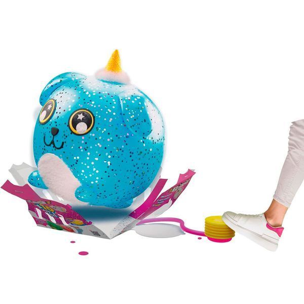 Игровой набор Синий песик Biggies надувная игрушка, насос 45 см RT-BIG001-UD фото