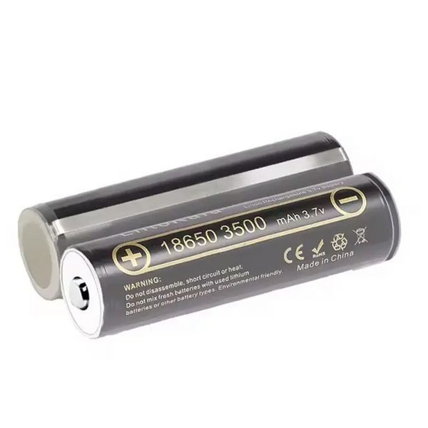 Акумулятор LiitoKala Lii-35A-PCB 18650 3500 mAh Li-ion 3.7V (з захистом) Чорний L719392 фото