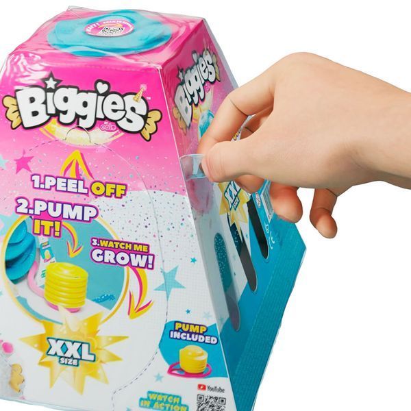 Игровой набор Синий песик Biggies надувная игрушка, насос 45 см RT-BIG001-UD фото