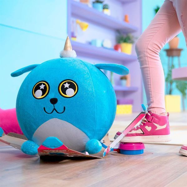 Игровой набор Синий песик Biggies надувная игрушка, насос 45 см RT-BIG001-UD фото