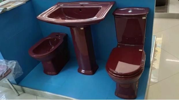 Унітаз з бачком Rak Ceramics Washington (без сидіння) Бордовий L707864 фото