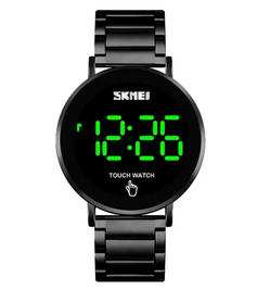Наручные женские часы Skmei 1550 Light II (Черные) L155071 фото