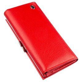 Женский кошелек с монетницей на защелке ST Leather 18957 Красный b18957 фото