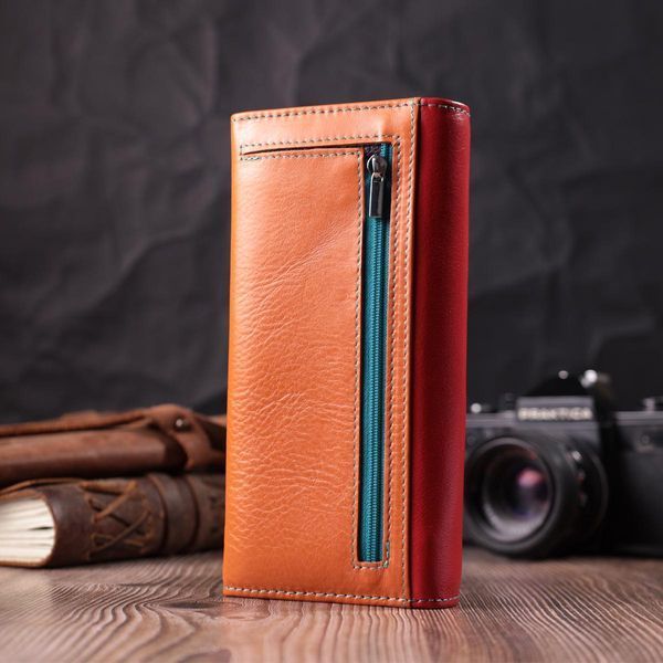 Великий гаманець для жінок із натуральної шкіри ST Leather 22518 Різнокольоровий b22518 фото
