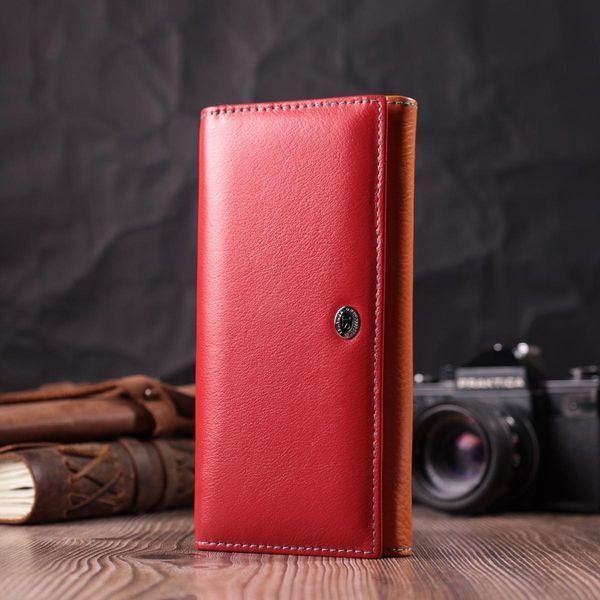 Великий гаманець для жінок із натуральної шкіри ST Leather 22518 Різнокольоровий b22518 фото