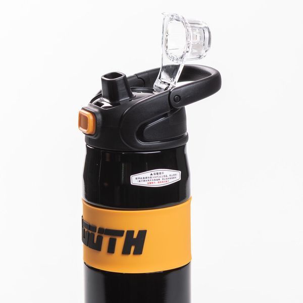 Термос спортивний TO YOUTH 680 мл із мундштуком чорний HP-14-54B фото
